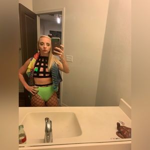 I heart raves cage top small